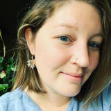 Sterling Silver Maple Leaf Earrings