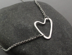 Sterling Silver Heart Necklace