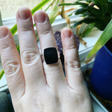 Black Onyx and Sterling Silver Ring