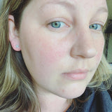 X Marks the Spot Sterling Silver Post Earrings
