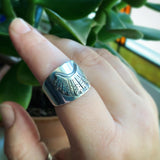 RBG "i dissent" Sterling Silver Ring